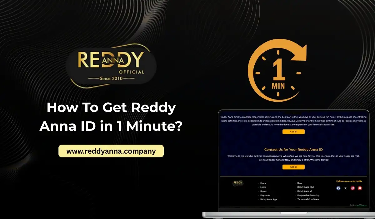 How To Get Reddy Anna ID in 1 Minute