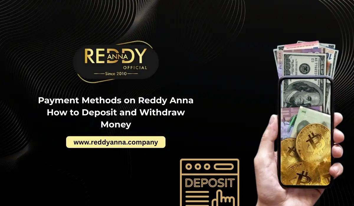 Payment Methods on Reddy Anna How to Deposit and Withdraw Money